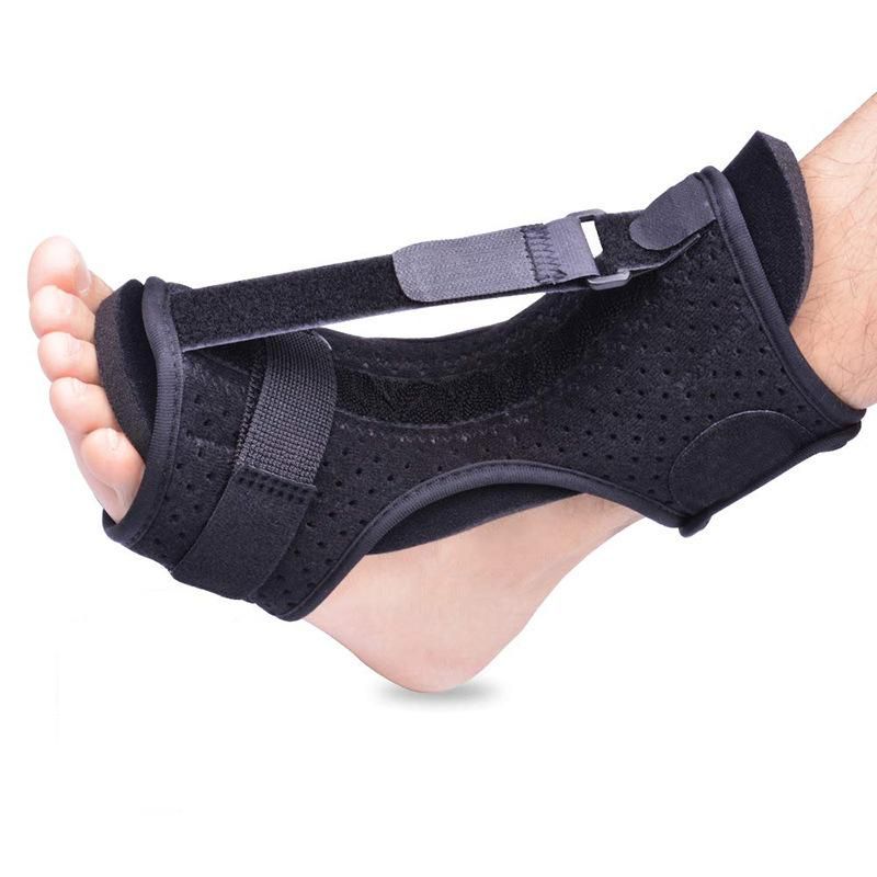 Cross-border foot sagging orthosis adult night-use stroke hemiplegia foot support foot valgus foot sagging correction belt black One size fits all