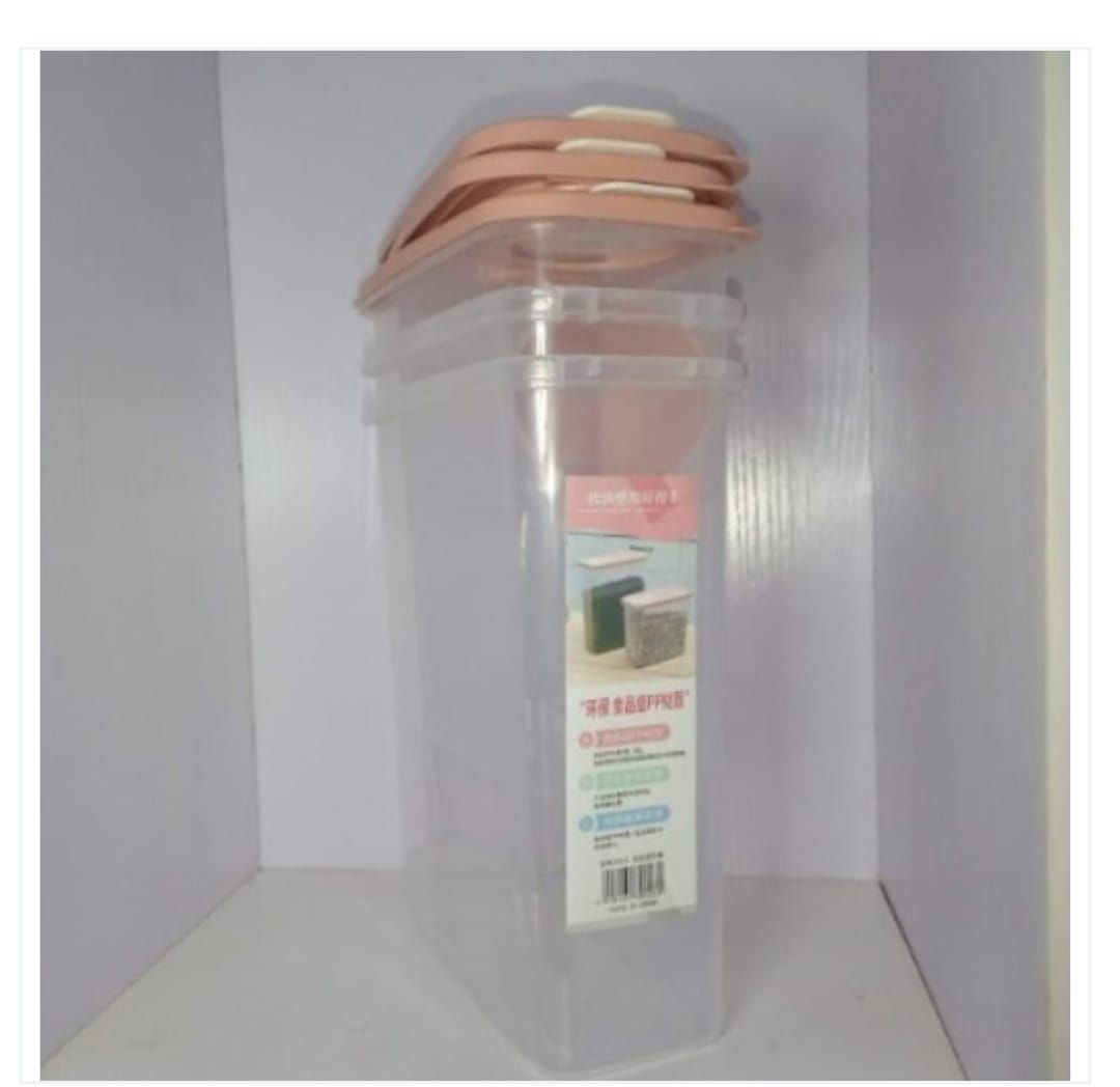 Transparent Cereal Container Set 3 In 1