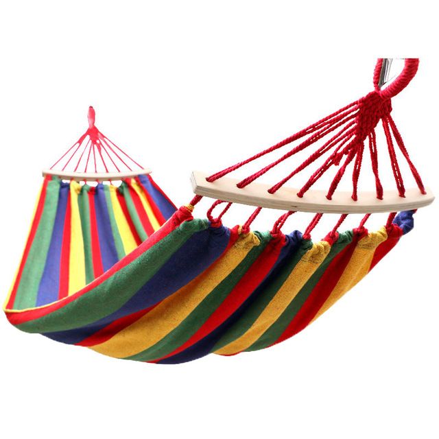 Single Swing Portable Outdoor Camping Travel Chair Rainbow