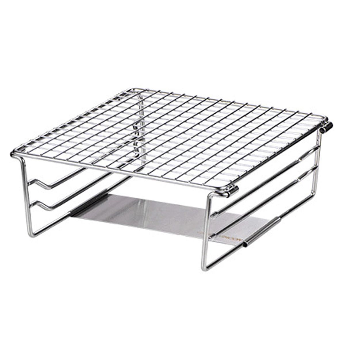Mini Grill Rack Folding Stove Grill Support Holder Heating Bracket with Supporting Plate