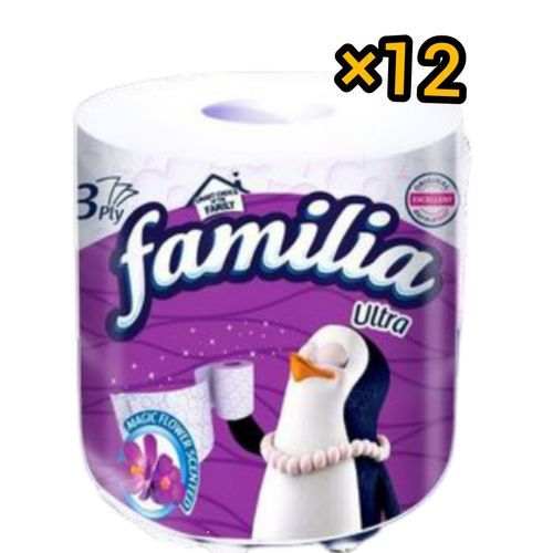 3 Ply Ultra Tissue Paper Scented Roll Purple X12 Rolls.