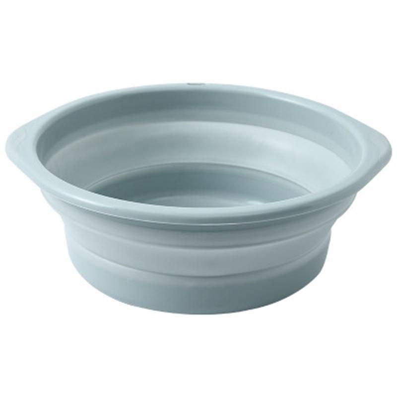 Portable Folding Bucket Basin Tourism Outdoor Fishing Camping Blue