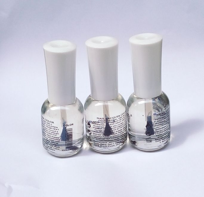 3 PCS/SET OF HARDENER/CLEAR  NAIL POLISH COLLECTION 25ml