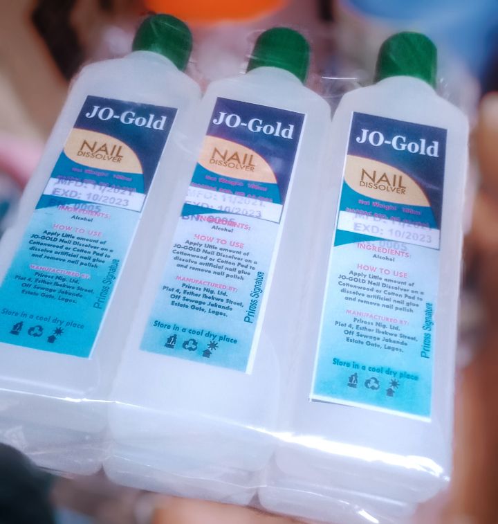 Jo-Gold Nail Remover/ Dissolver (6pcs)