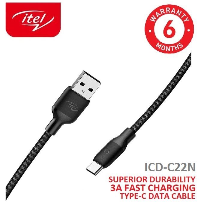 3A Faster Charging, Extra Durable Braided USB Type-C Cable