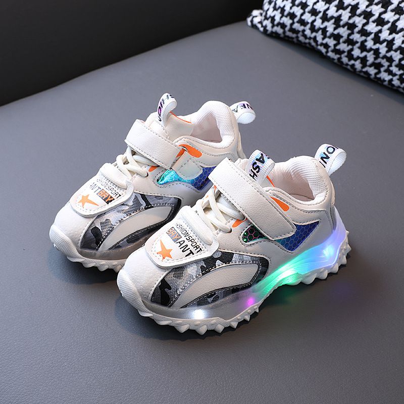 Led Light Boys Girls Children Sneakers