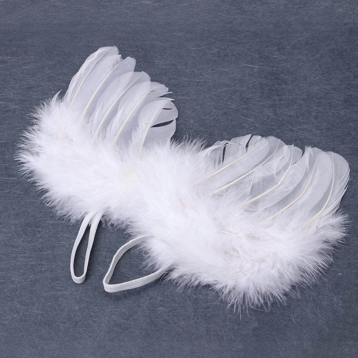 Baby Photography Props / Girls Boys Newborn Baby Gold Angel Wings Leaf Headband Photo Photography Props Avocado