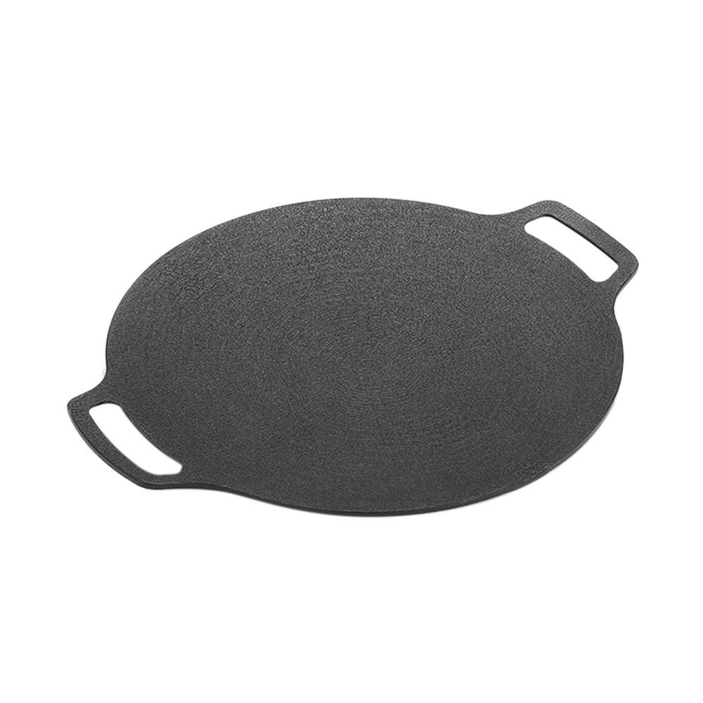 35cm Cast Iron Frying Pan Induction Cooker Open