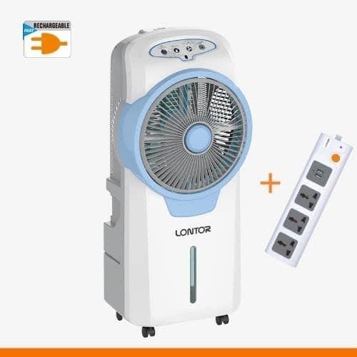 Air Cooler - Water Fan With Remote Control + Usb Power Socket Rechargeable