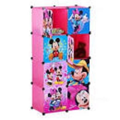 Children Storage Wardrobe Cabinet Mickey Minnie