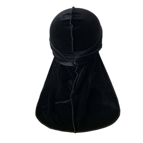 Velvet  Durag - Black