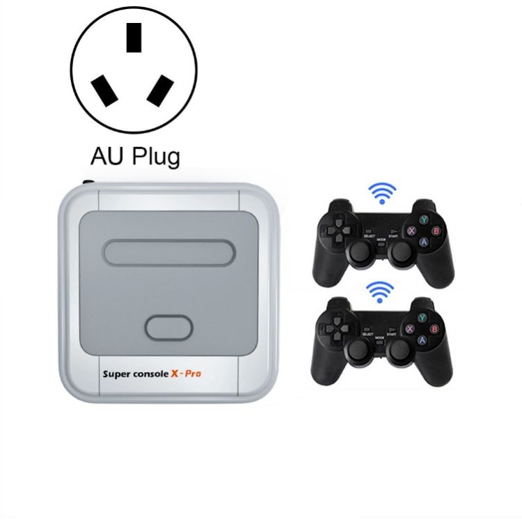 RS-100 4K Arcade Game Box 128G + 2 X PS Handles, AU Plug
