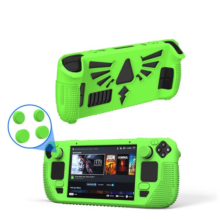 For Steam Deck V V4-1 Handheld Console Dustproof Case V4-1(Green)