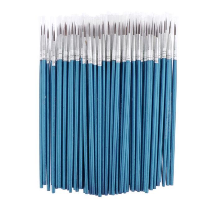 100Pack Micro Extra Fine Detail Painting Brush Pro Art Craft Brushes