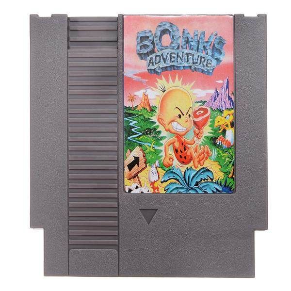 Bonk's Adventure 72 Pin 8 Bit Game Card Cartridge For NES Nintendo