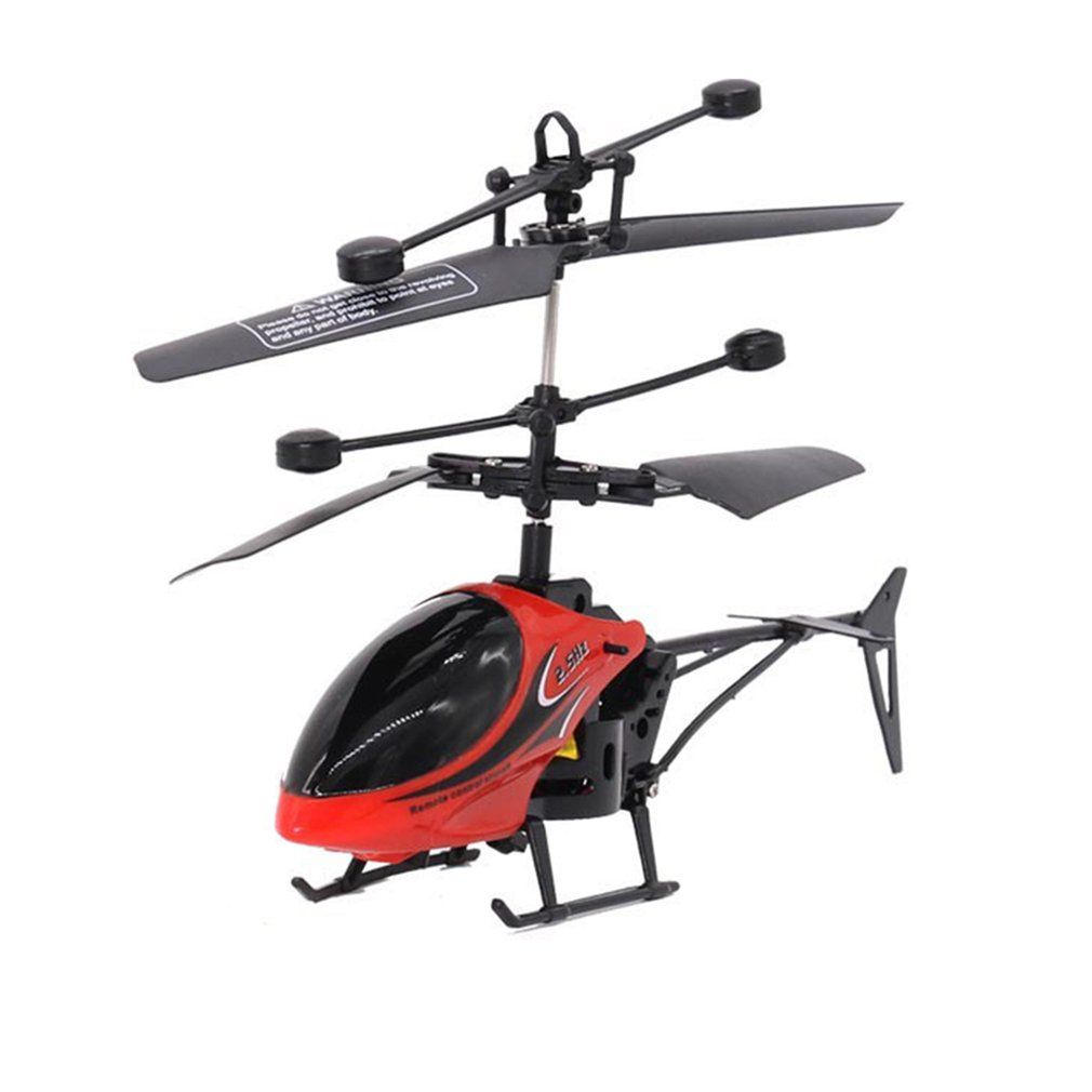 Children's Model Toy Two-way Remote Control Helicopter With Light Helicopter-red