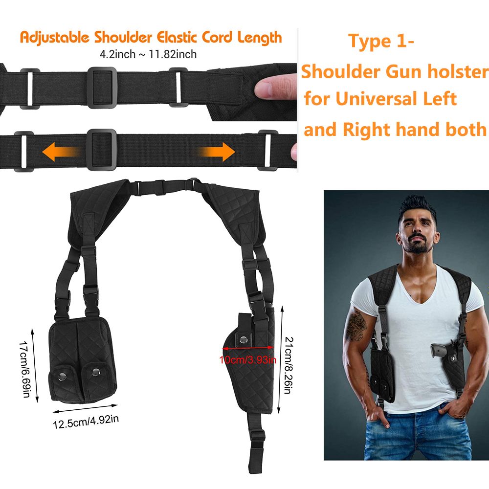 Concealed Tactical Shoulder Pistoun Holster Adjustable