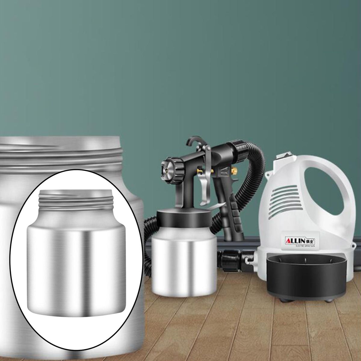 Electric  Sprayer Container   Painting Part Aluminum Alloy