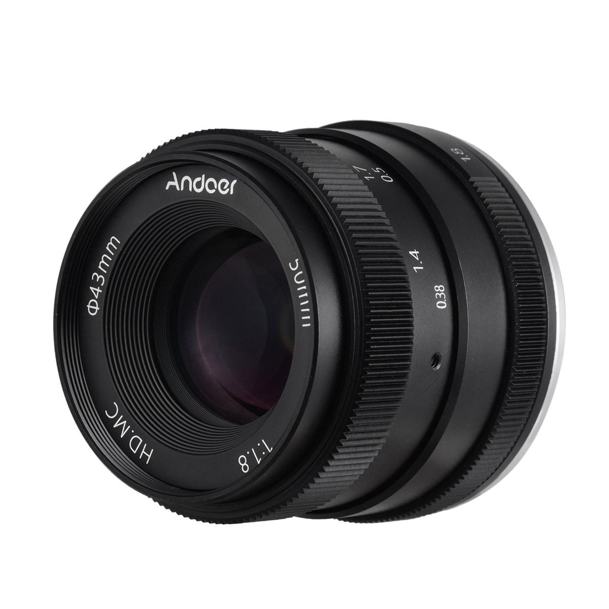 Andoer 50mm F1.8 Digital Camera Lens Large Aperture APS-C Frame Multilayer Film Coating Mirrorless Camera Lens Compatible with Fujifilm Fuji X-A1/ X-A2/ X-A5/ X-A20/ X-E1/ X-E2/ X-H1/ X-M1/ X-T1/ X-T100/ X-Pro1 FX-Mount ILDC 
