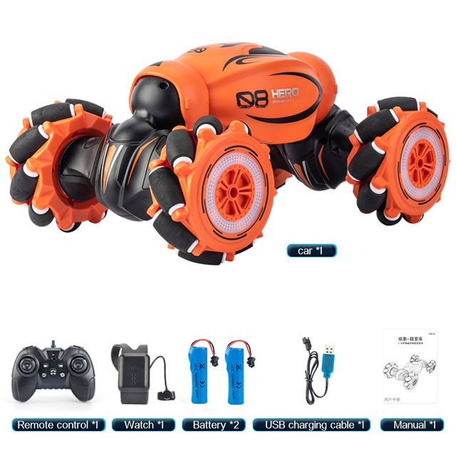 4WD Stunt Car Watch Gesture R Control Deformable Electric Drift Car Transformer