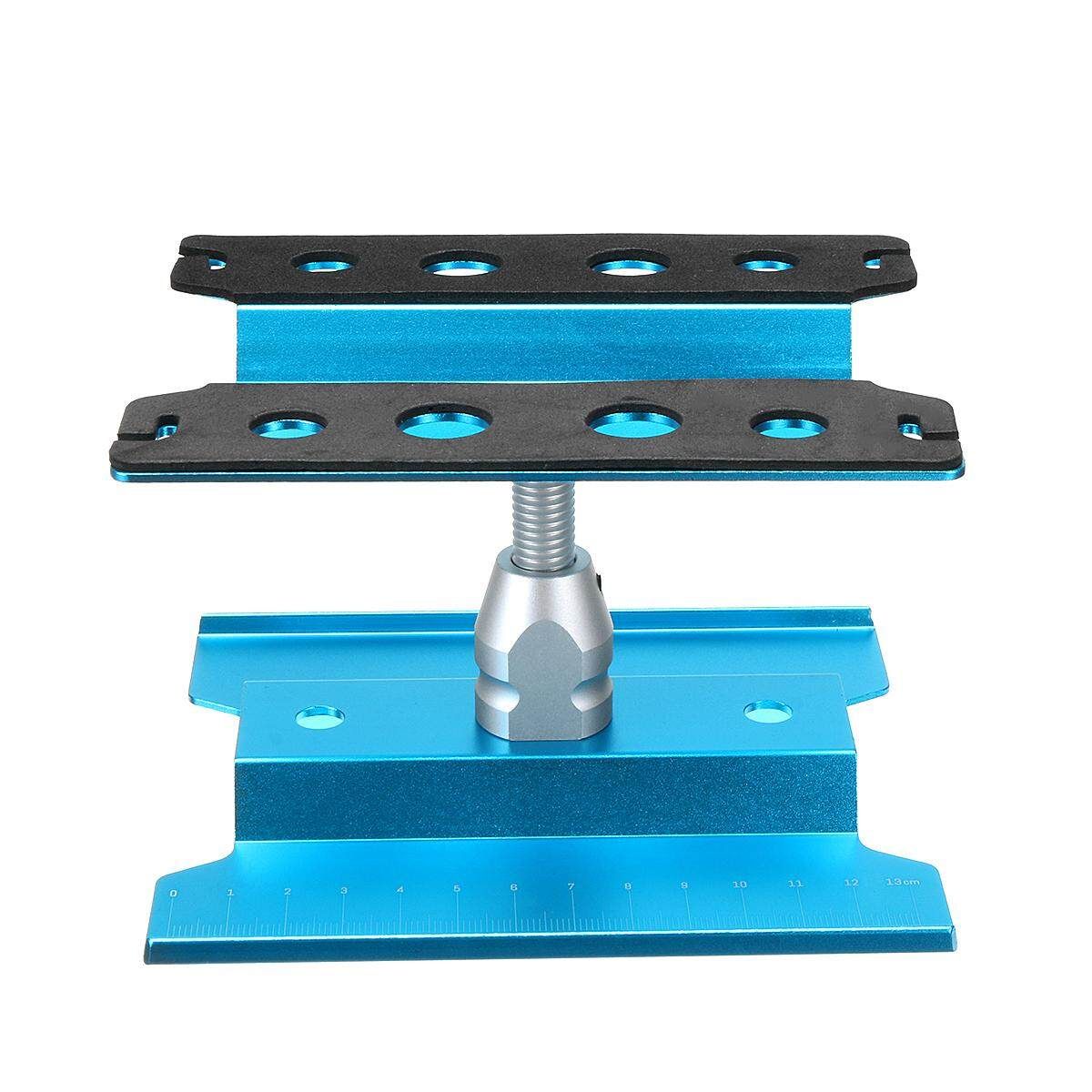 Metal Repair Station Work Stand For 1: 8 1:10 RC Model Car Assembly Tool TRX-4 Blue (blue)
