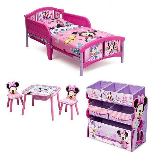 Minnie Mouse Disney 3 Piece Toddler Bedroom Set