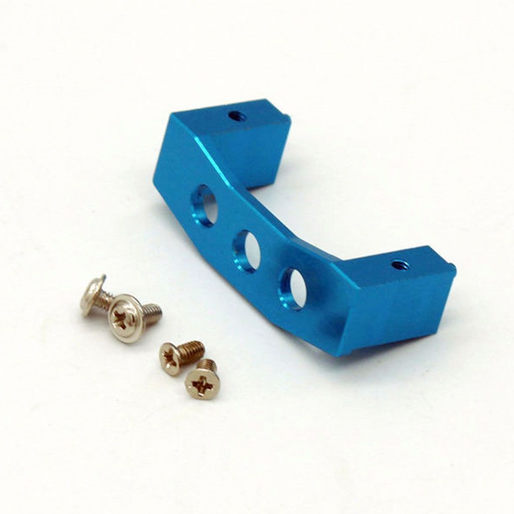 1:14 RC Steering Servo Fixed Mount Bracket For WLtoys 144001 Blue