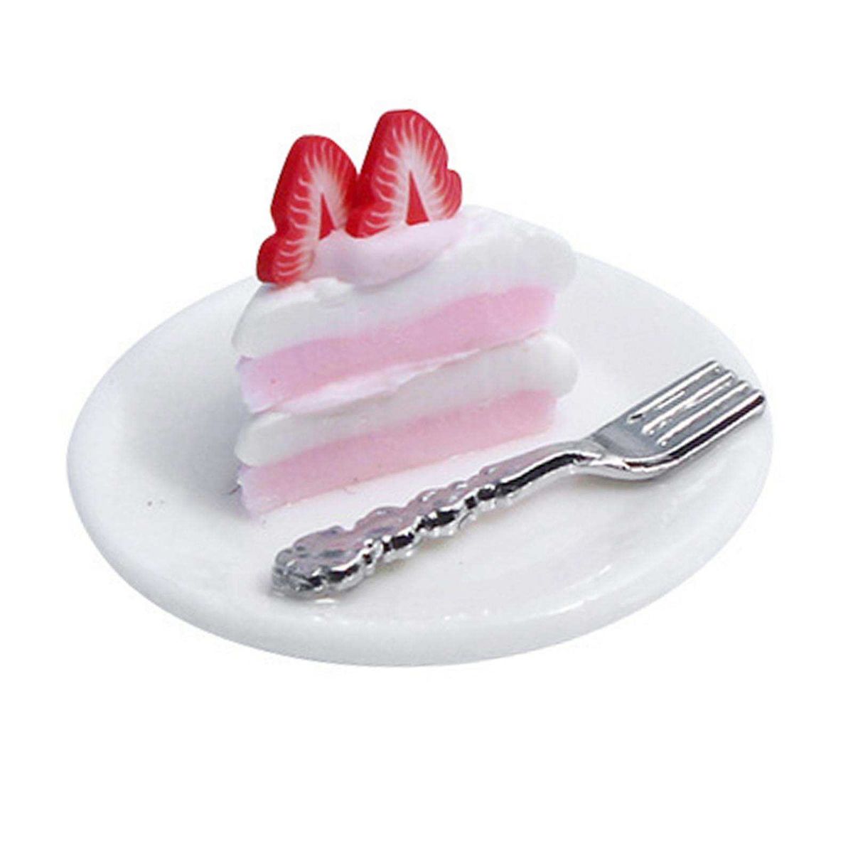 1/12 Miniatures Dollhouse Play Food Cake Dollhouse Strawberry Cake
