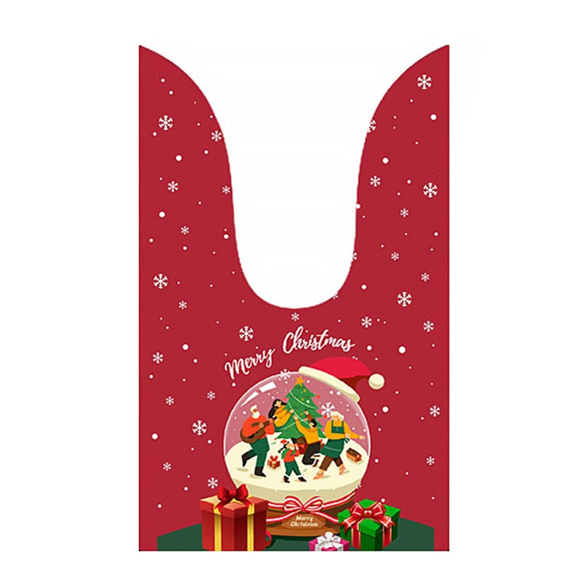 Candy Chocolate Bag Christmas Candy Bag Set Festive Rabbit Ears Santa