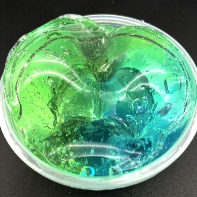 60ML  Lay Slime DIY  Rystal Mud Play Transparent Magi  Kid Toys Best Gift-green & Blue