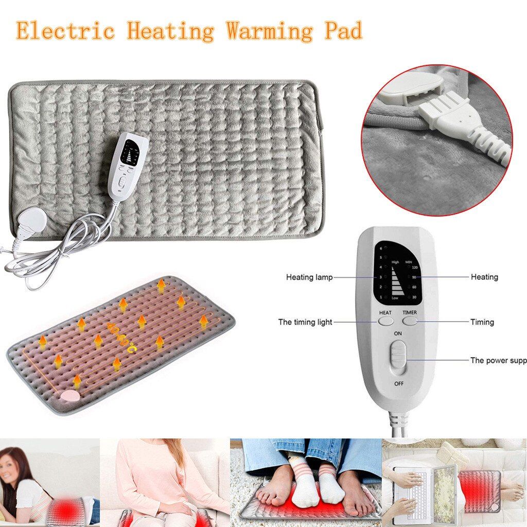 6-Level Electric Heating Warming Pad Heat Mat Body Pain