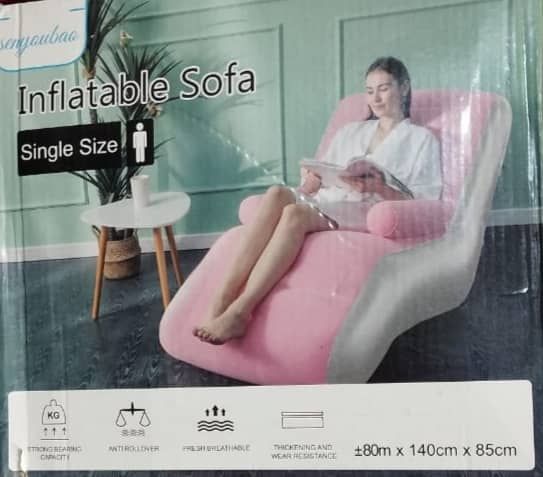 Quality Single Inflatable Multi Function Air/Sofa + Inflatable Pump