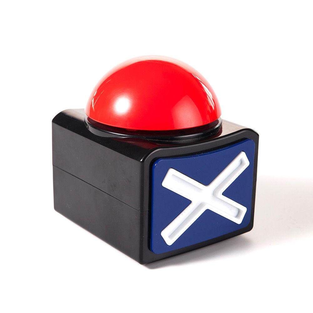 Mealivos XL Buzzer Alarm Button With Sound And Light Trivia Quiz Game