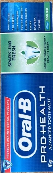 Toothpaste Sparkling Fresh Oral-B 93Ml X1
