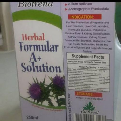 Formular A +100% Cure For Hepatitis And Liver Disease X 1