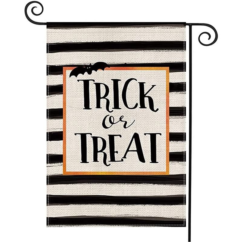 30X45cm Halloween Garden Banner Halloween Garden Outdoor Decoration Halloween Garden Banner Without Stand