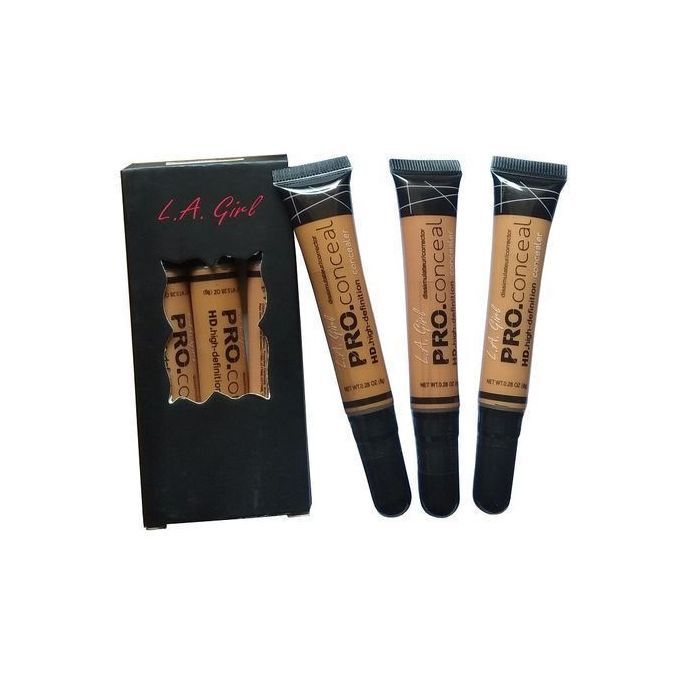 L A Girl 3 Pcs Of L.A Pro-Conceal Warm Honey