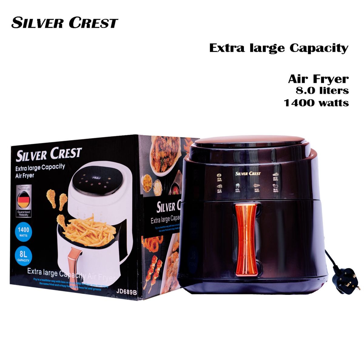 8 Litres Digital Air Fryer