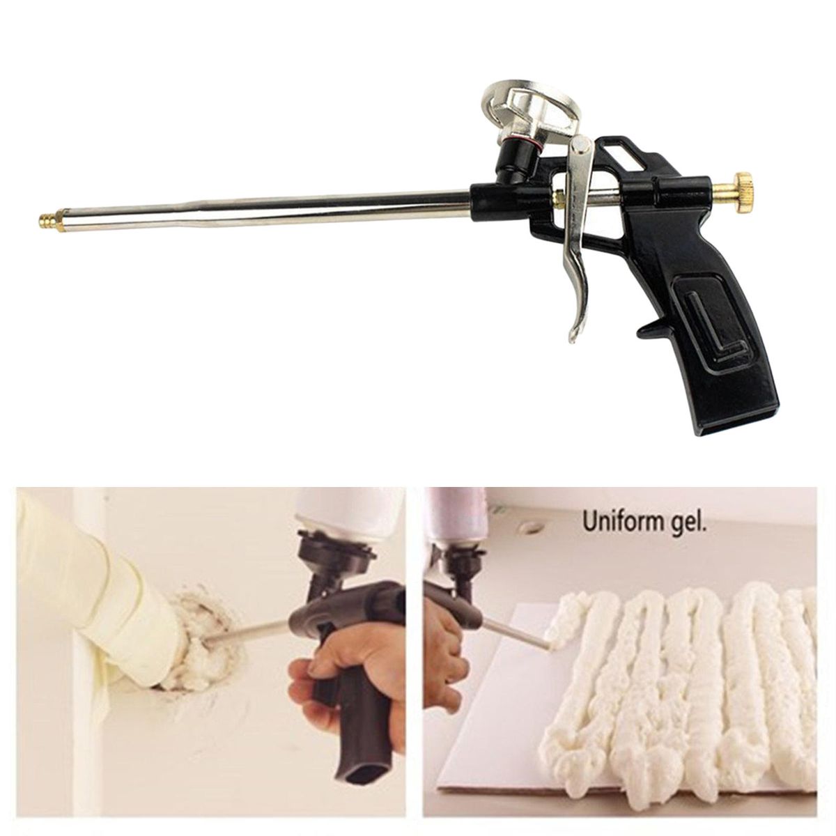 Foam Gun Polyurethane Expansion  Applicator Caulking Glass