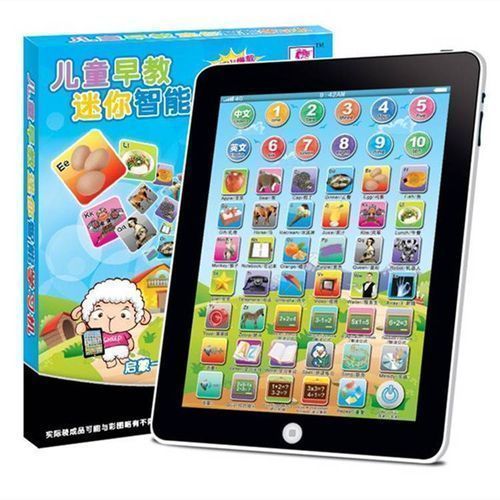 Children Tablet Pad Electronic Preschool English Teach Toy