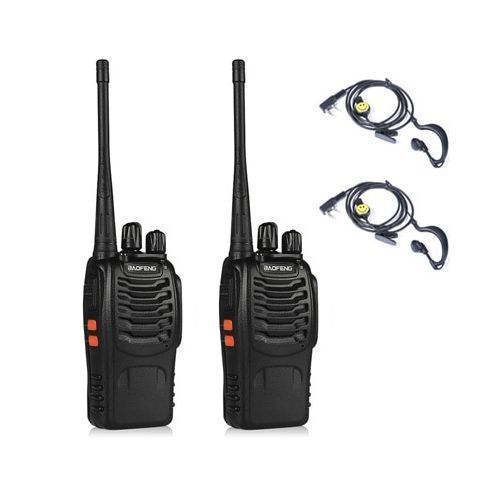 2 Pcsbf-888s Walkie Talkie Portable Radio 888s Walkie-talkie 888 Comunicador Purse 10 Km Hunting Intercom Walk Talk GSJAW