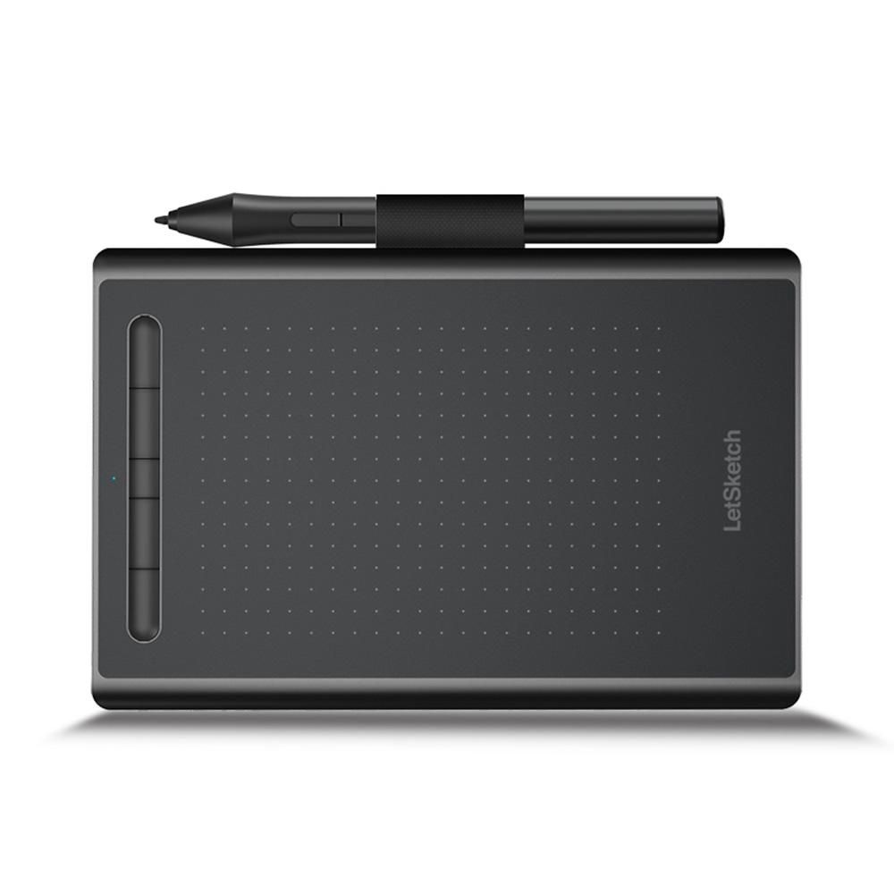WP9622NB Graphics Tablet Drawing Tablet 8192 Levels Pressure Sensitivity 5080LPI Resolution 230PPS Read Speed 2.4G/BT Connection