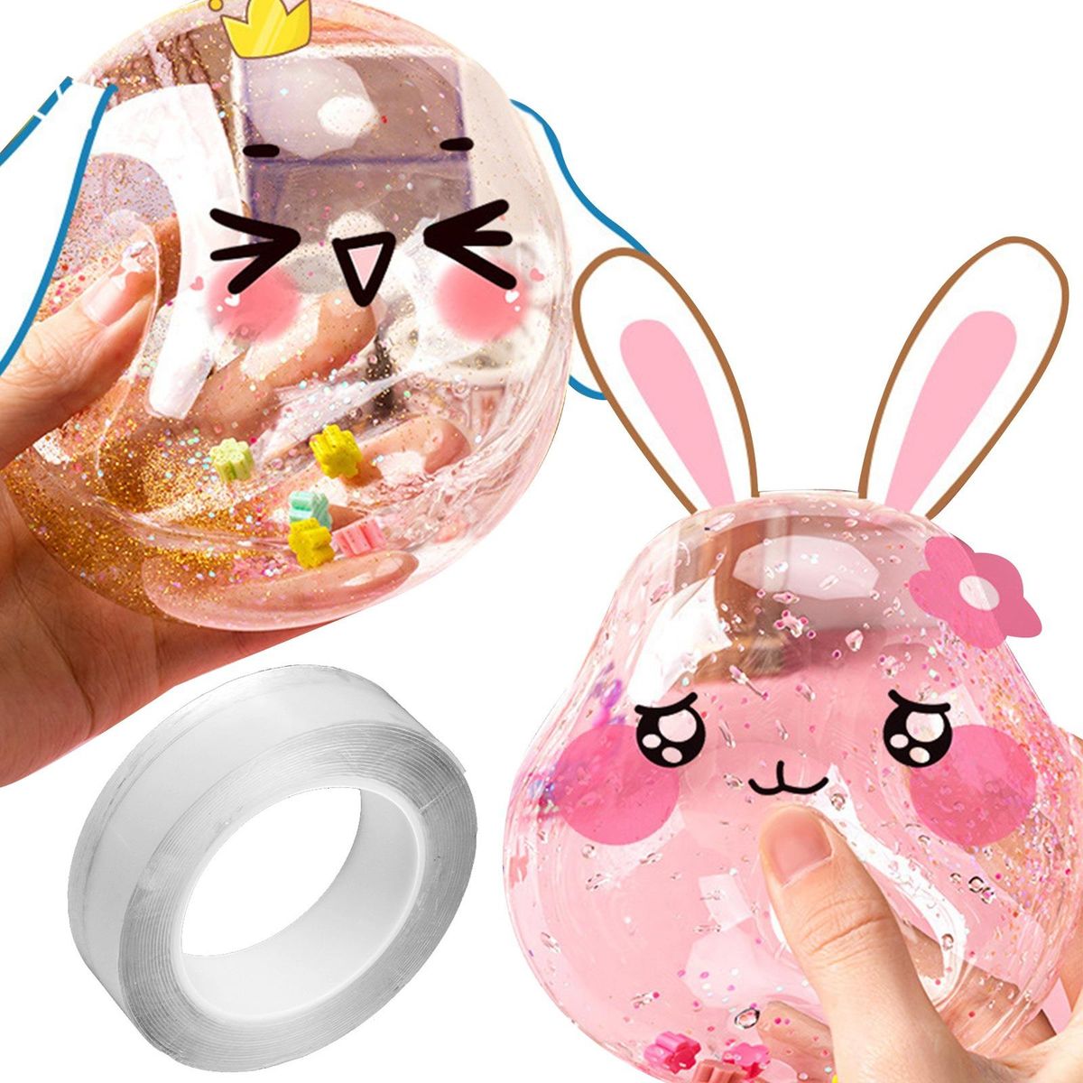 Nano Bubble Tape Super Strong Double Sided Tape Multipurpose Blowable Tape