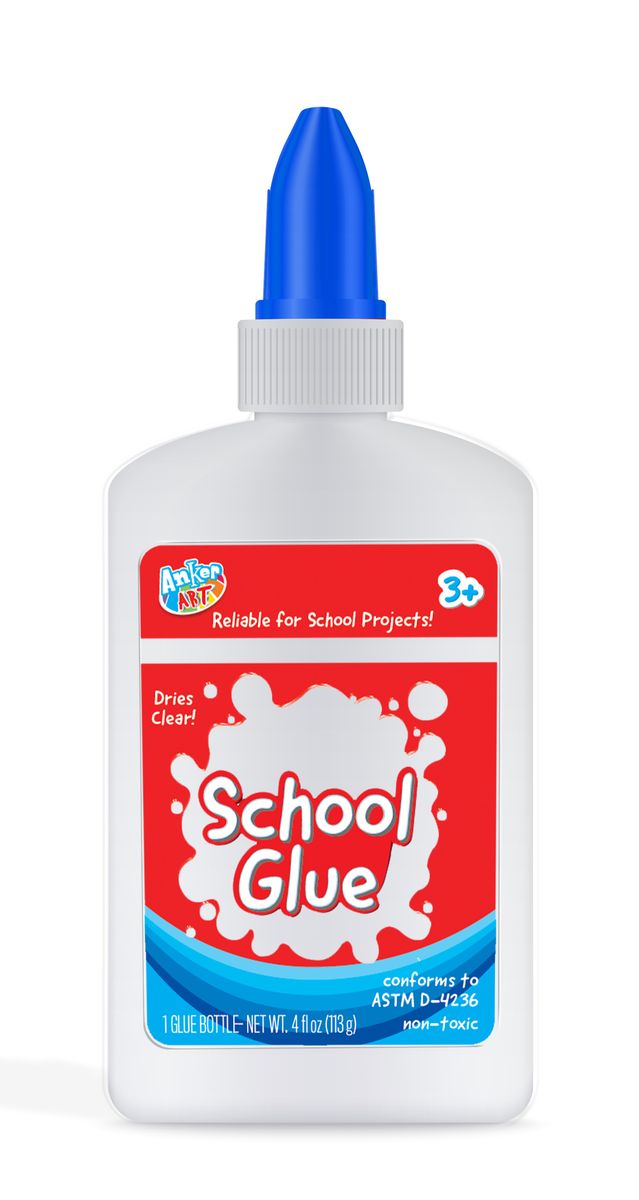 Washable School Glue - 4 Oz Bottle