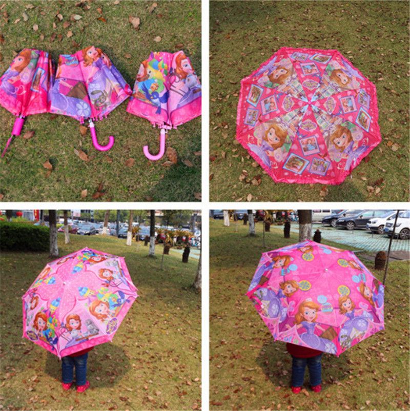 Disney Cartoon Children's Umbrella Frozen Spider-Man Sofia