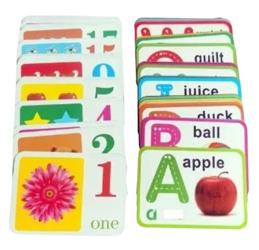 Alphabet And Numbers Pocket Flash Cards