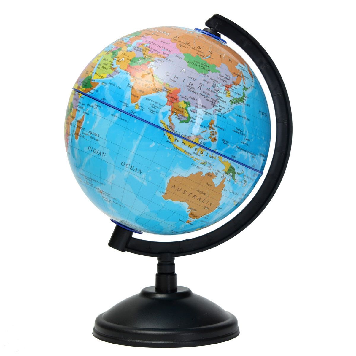 14cm World Globe Country Region District Map W/ Swivel Stand Geography Education