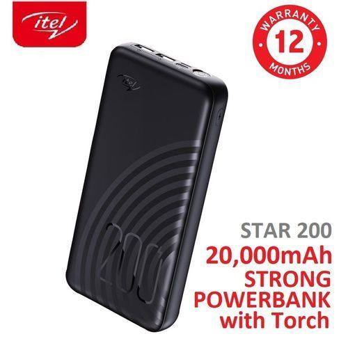 20000mAh Fast Charging, Bright Torch STAR 200 Power Bank