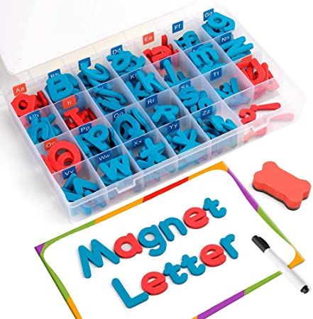 208 Classroom Magnetic Letters Kit, Fun Alphabet Kit For Kids