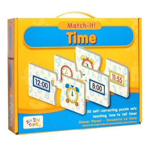 Match-it Time Telling Early Learning Puzzle For Children